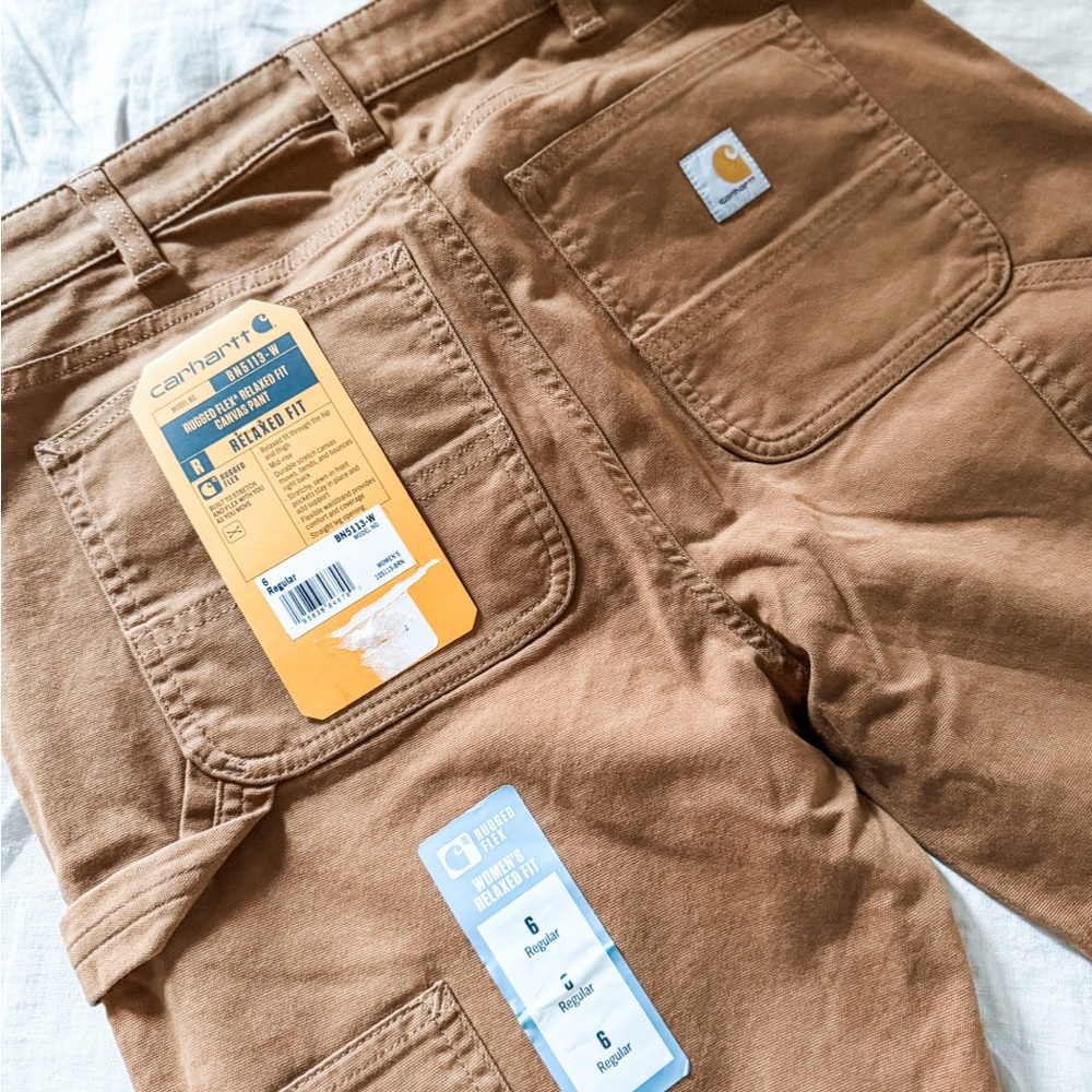 NWT Women’s Carhartt Tan Relaxed Fit Pants